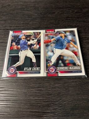 2026 Topps Series 1 Washington Nationals Baseball Cards – 10 Card Team Pack